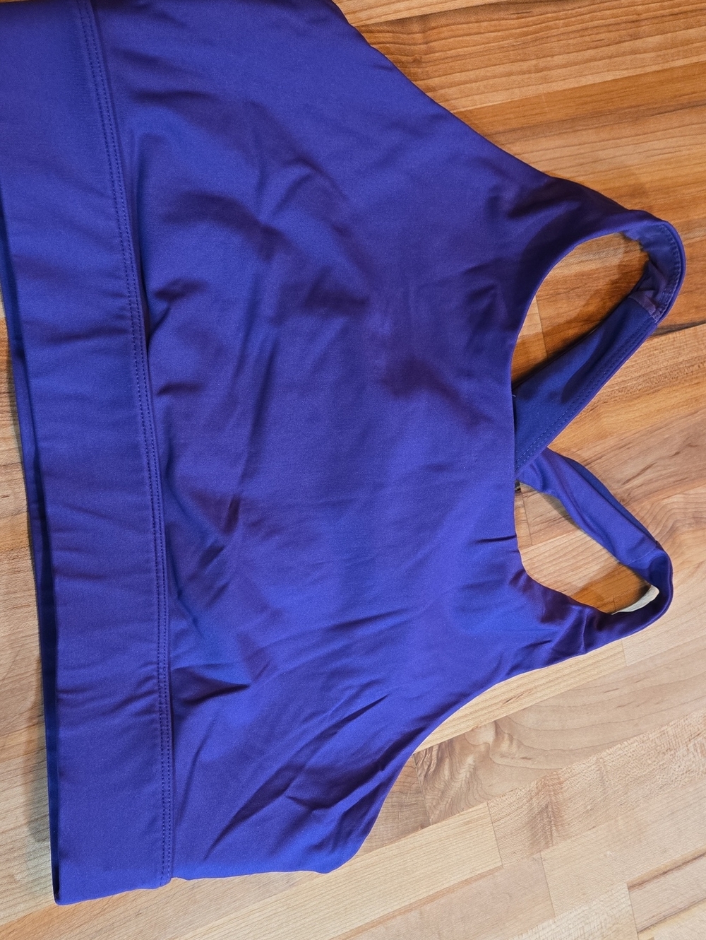 Fabletics Purple Racerback Sports Bra